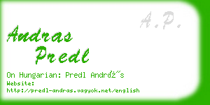 andras predl business card